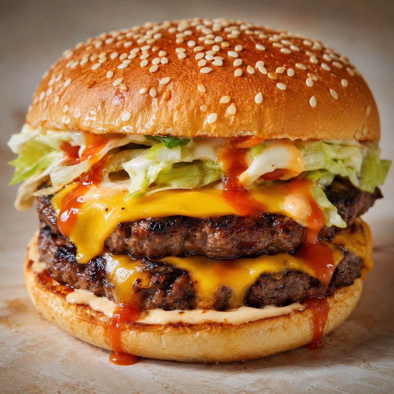 Hamburguesa con doble carne