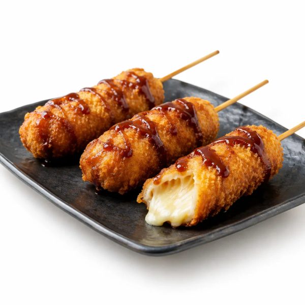 Kushiage de queso manchego