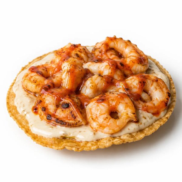 Tostada de camarón
