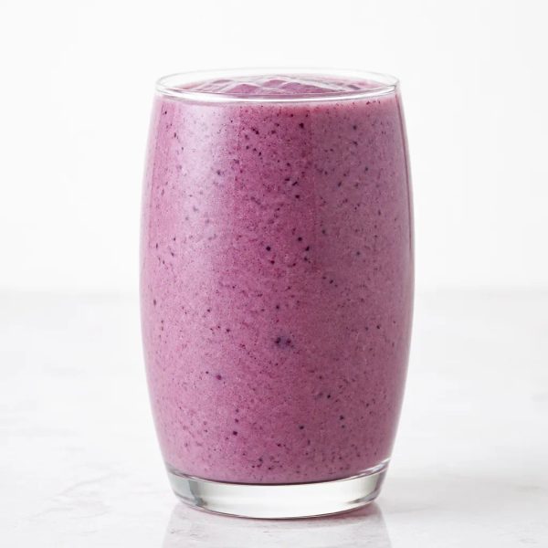Smoothie de plátano con blueberry