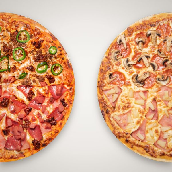 2 Pizzas Grandes 1 a 3 ingredientes