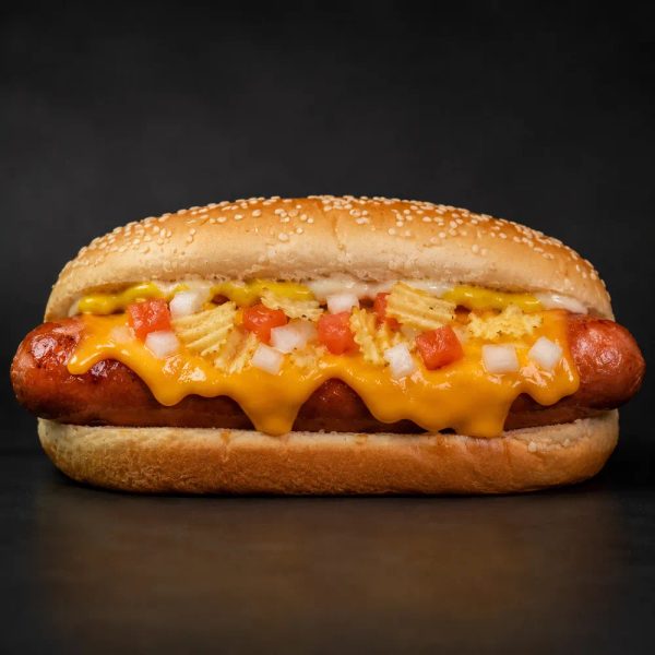 Hot dog con queso
