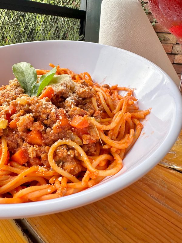 Spaghetti a la boloñesa