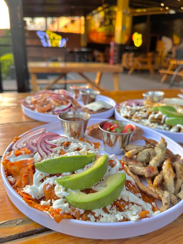 Chilaquiles con pollo