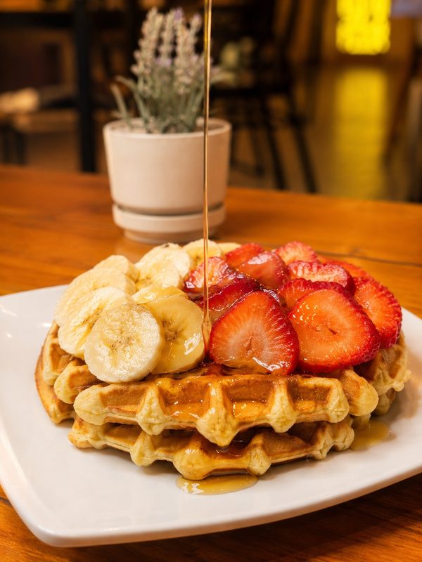 Waffles miel de maple