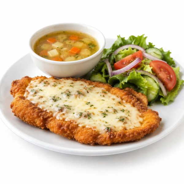Pechuga de pollo empanizado