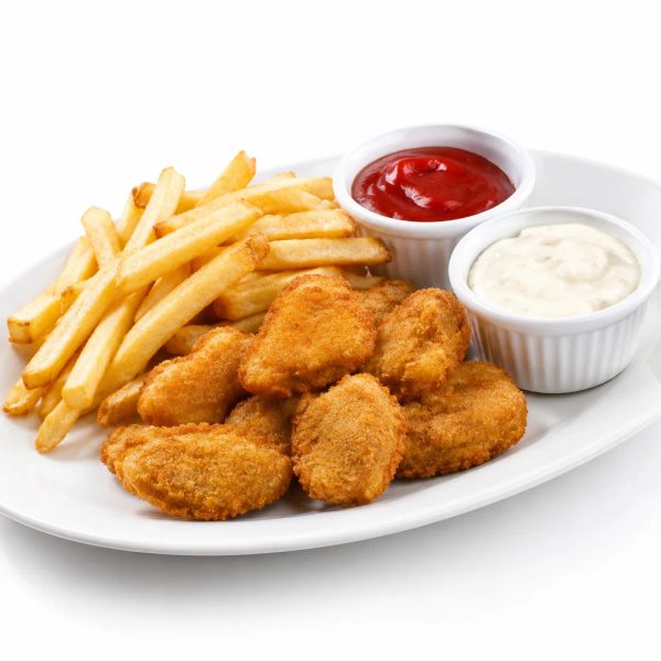Nuggets de pollo c/papas