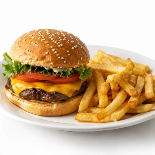 Hamburguesa con papas
